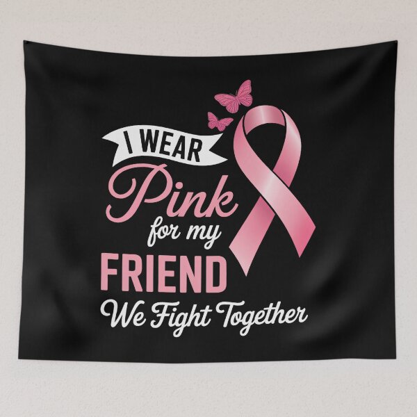 Item preview, I Wear Pink For My Friend Breast Cancer Awareness designed and sold by SapfireStuArt.