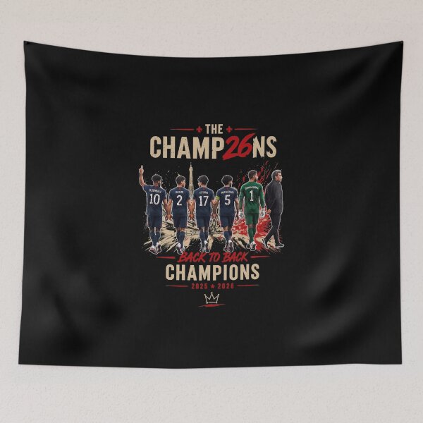 Item preview, PSG Champions League Final 2026, Back To Back Champions 2025-2026 designed and sold by aridawstrusbbyg.