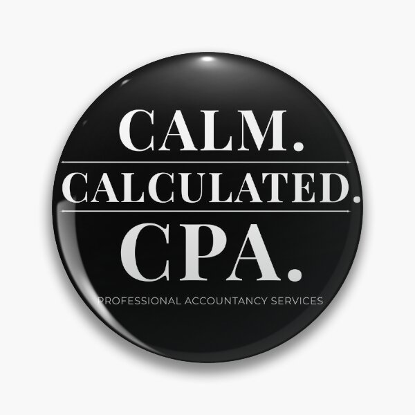 Item preview, Calm Calculated CPA Minimal Finance Design designed and sold by FCA SIR MERCH .
