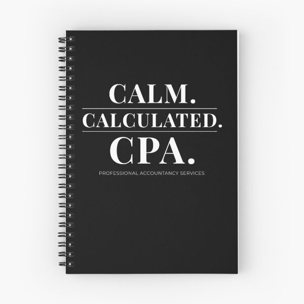 Item preview, Calm Calculated CPA Minimal Finance Design designed and sold by FCA SIR MERCH .