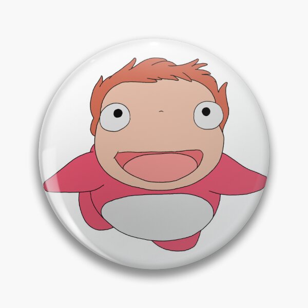 Item preview, Ponyo Fish Cute Smiling Solo Illustration designed and sold by Iska-Designs.