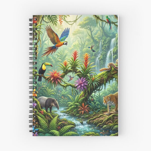 Item preview, Lush rainforest with animals designed and sold by Sigtrix.
