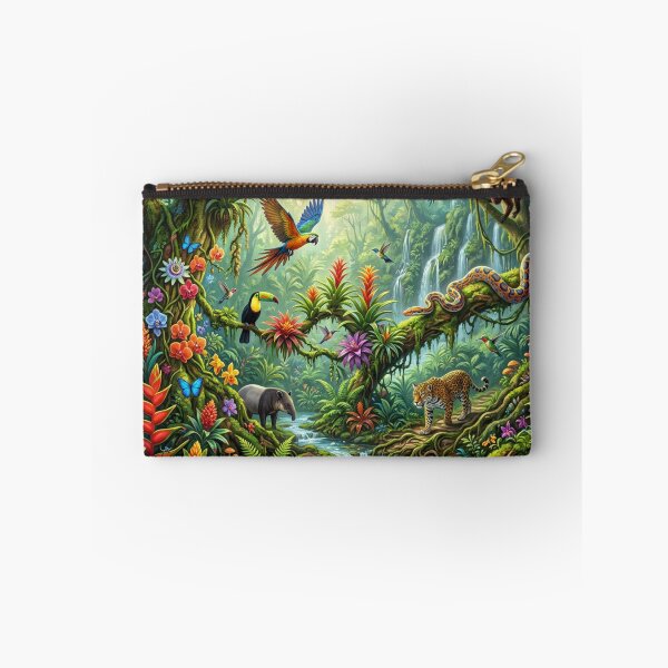 Item preview, Lush rainforest with animals designed and sold by Sigtrix.