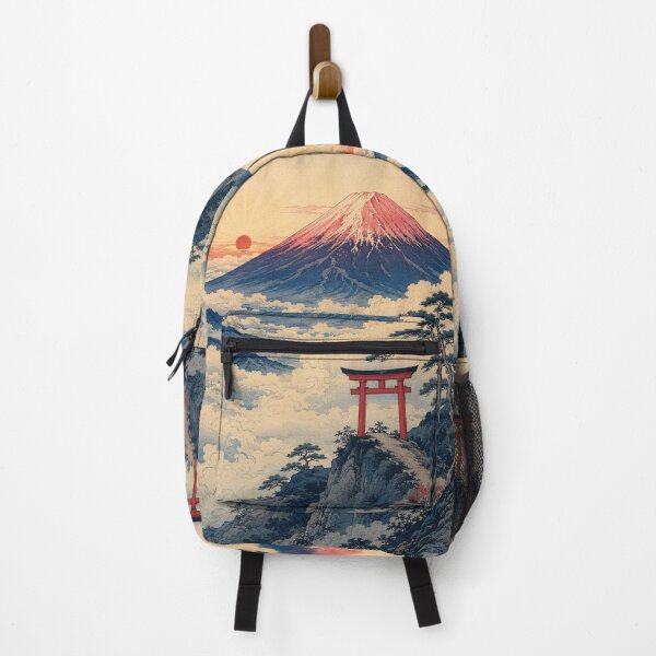 Item preview, Fujisan Dawn - Vintage Japanese Landscape Ukiyo-e Woodblock designed and sold by bapupa.