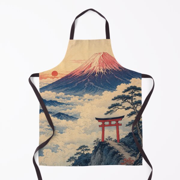 Item preview, Fujisan Dawn - Vintage Japanese Landscape Ukiyo-e Woodblock designed and sold by bapupa.