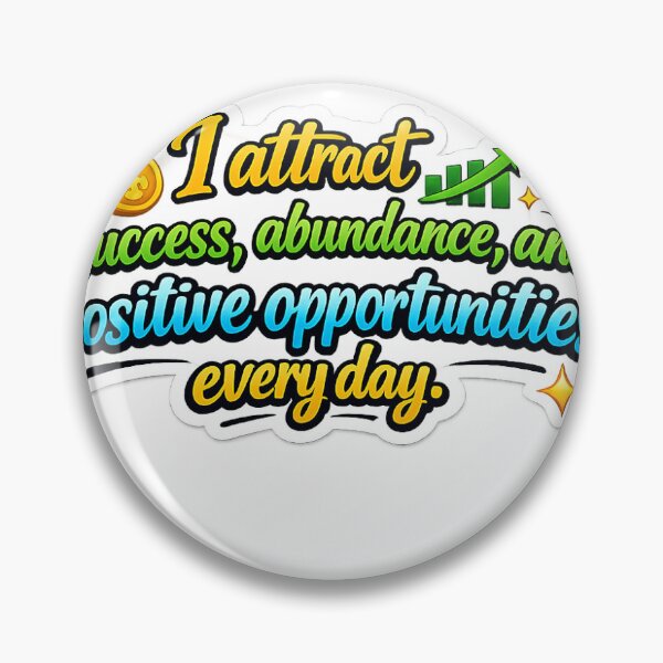 Item preview, I attract success, abundance and positive opportunities everyday  designed and sold by DigiAuraStudio.