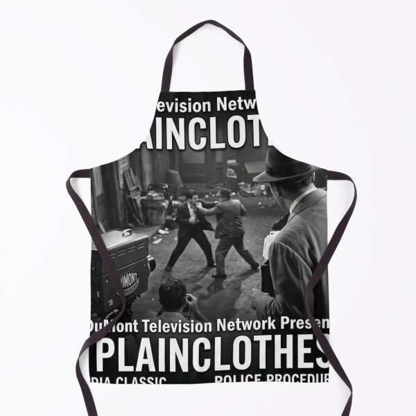 Item preview, Retro Classic Black & White Lost Media Television: The Plainclothesman designed and sold by Uniqueartai.