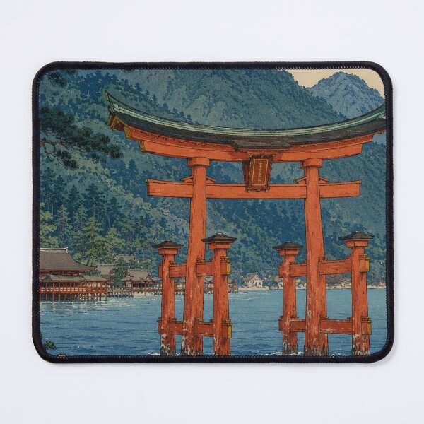Item preview, Miyajima Tide - Vintage Japanese Landscape Ukiyo-e Woodblock  designed and sold by bapupa.
