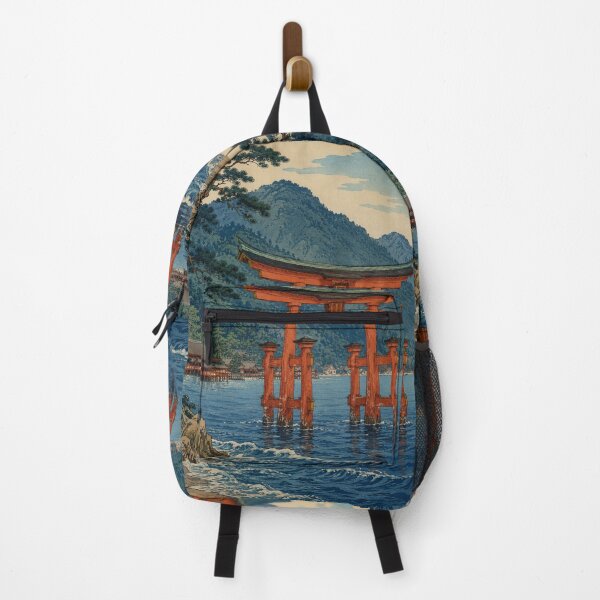 Item preview, Miyajima Tide - Vintage Japanese Landscape Ukiyo-e Woodblock designed and sold by bapupa.