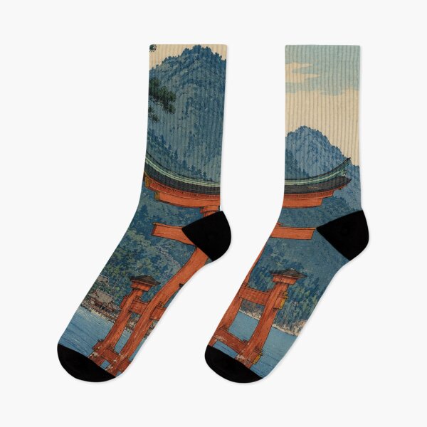 Item preview, Miyajima Tide - Vintage Japanese Landscape Ukiyo-e Woodblock  designed and sold by bapupa.