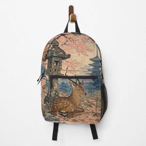 Item preview, Nara Park Quiet - Vintage Japanese Landscape Ukiyo-e Woodblock designed and sold by bapupa.