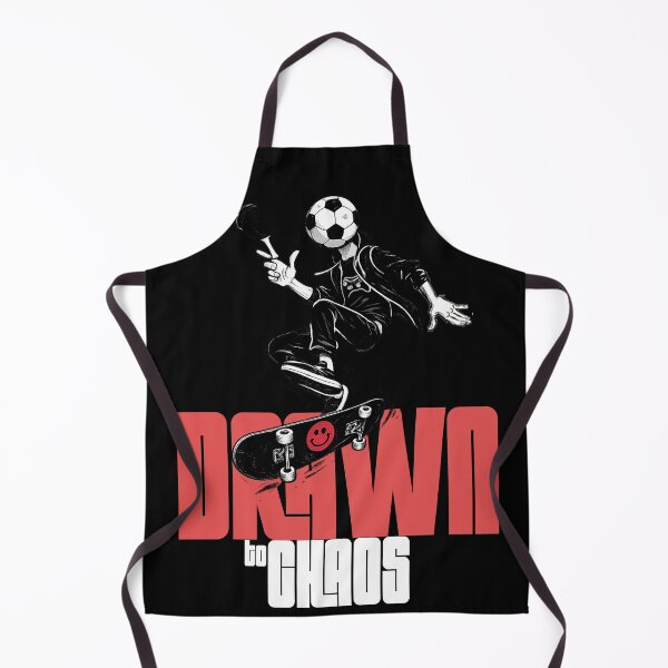 Item preview, Drawn to Chaos FOOTBALL fans - Skater Urban Streetwear Dark Graphic Tee designed and sold by Jesus Alberto Padrón.