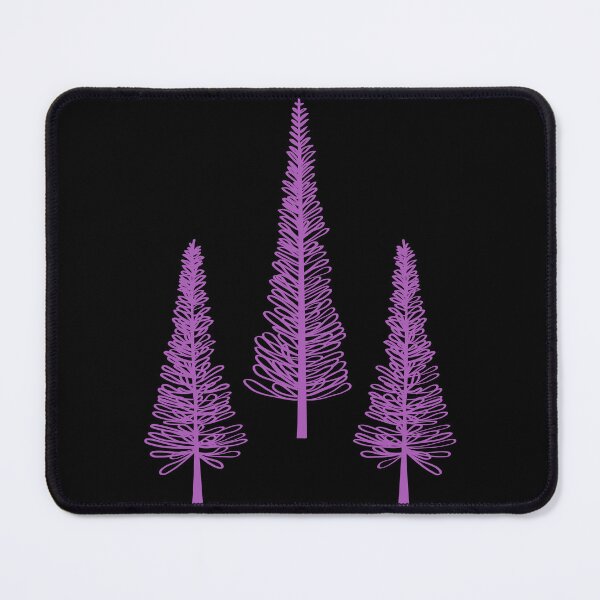 Item preview, Three Pine Trees Pink designed and sold by Pinkdeer Designs.