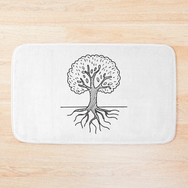 Item preview, Tree Roots Emerging from Forest Soil designed and sold by rasagamastore.