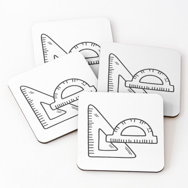 Item preview, Triangle Ruler Beside Measuring Protractor designed and sold by rasagamastore.