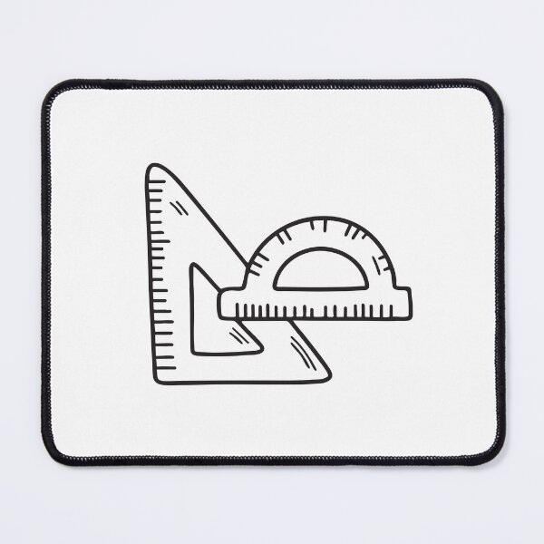 Item preview, Triangle Ruler Beside Measuring Protractor designed and sold by rasagamastore.