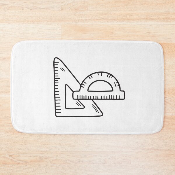 Item preview, Triangle Ruler Beside Measuring Protractor designed and sold by rasagamastore.
