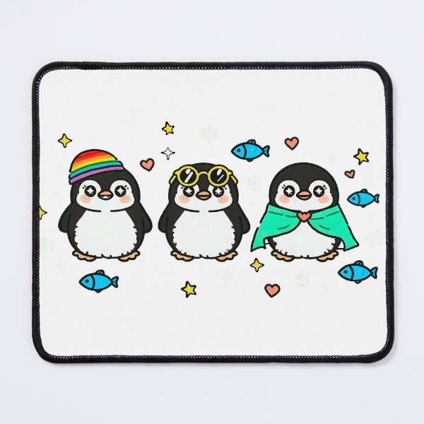Artikelvorschau, Niedliche, lustige Pinguine im Kawaii-Stil entworfen und verkauft von Sovira Studio .