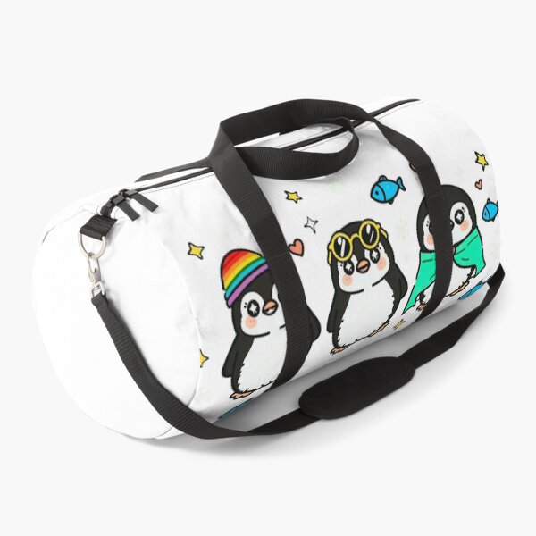 Item preview, Cute Funny Penguins Kawaii Style Illustration designed and sold by Sovira Studio .