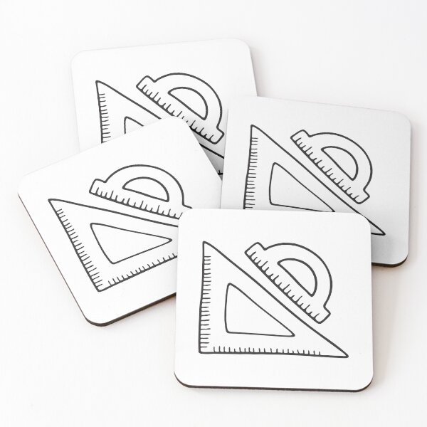 Item preview, Triangle Ruler and Protractor Set designed and sold by rasagamastore.