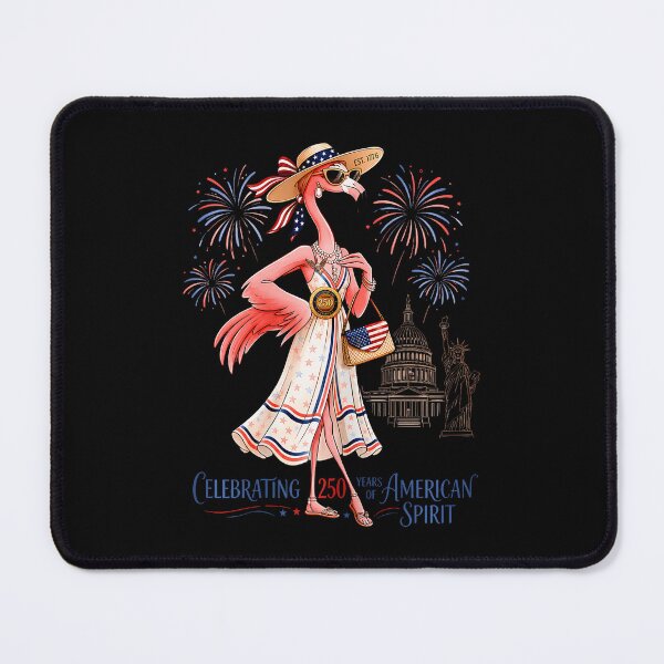 Item preview, Patriotic Flamingo 250 Years American Spirit designed and sold by Fereskabilon.