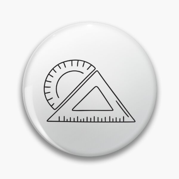 Item preview, Geometry Tools Triangle Ruler and Protractor designed and sold by rasagamastore.