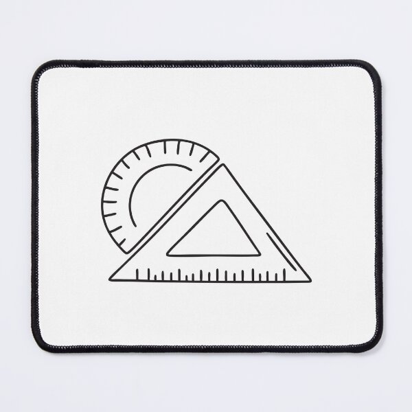 Item preview, Geometry Tools Triangle Ruler and Protractor designed and sold by rasagamastore.