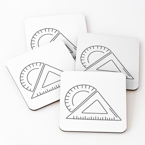 Item preview, Geometry Tools Triangle Ruler and Protractor designed and sold by rasagamastore.