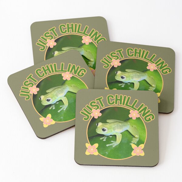 Item preview, Just Chilling Cute Green Frog designed and sold by PaniKulka.