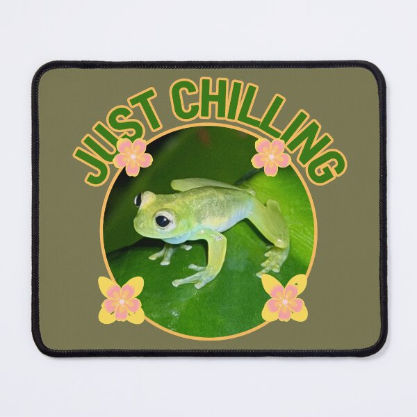 Item preview, Just Chilling Cute Green Frog designed and sold by PaniKulka.