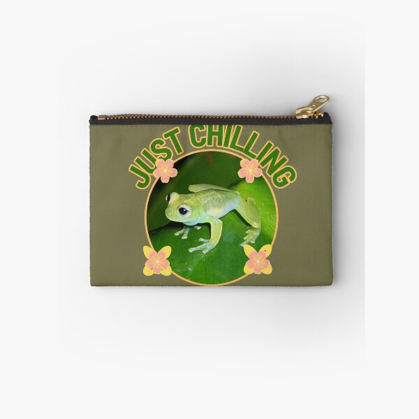 Item preview, Just Chilling Cute Green Frog designed and sold by PaniKulka.
