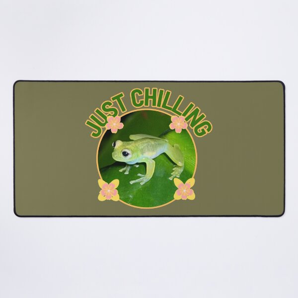 Item preview, Just Chilling Cute Green Frog designed and sold by PaniKulka.