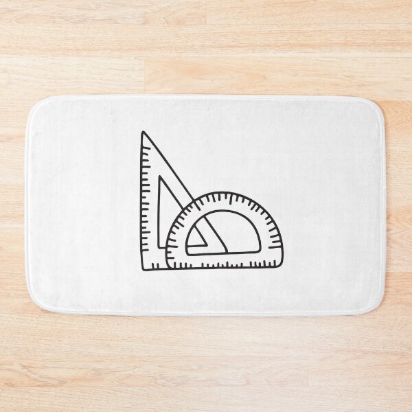 Item preview, Triangle Ruler Near Plastic Protractor designed and sold by rasagamastore.