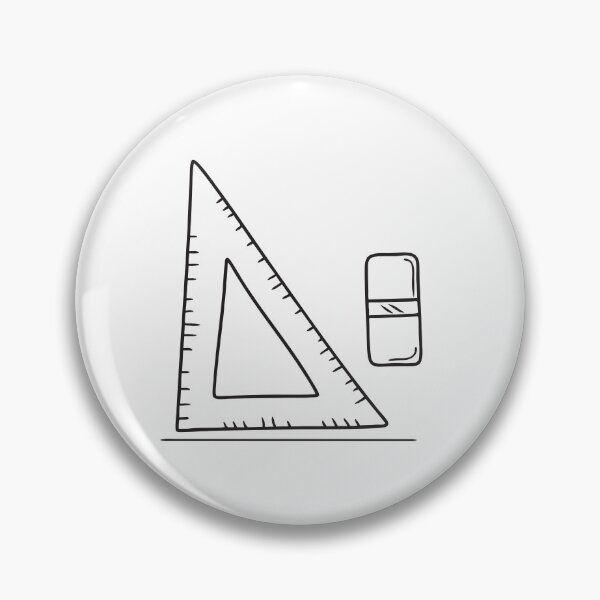 Item preview, Triangle Ruler Beside Marked Eraser designed and sold by rasagamastore.