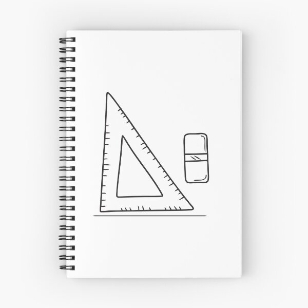 Item preview, Triangle Ruler Beside Marked Eraser designed and sold by rasagamastore.