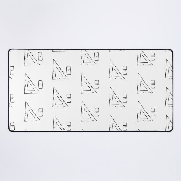 Item preview, Triangle Ruler Beside Marked Eraser designed and sold by rasagamastore.