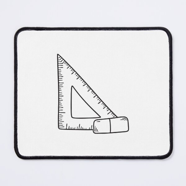Item preview, Triangle Ruler and Used Eraser designed and sold by rasagamastore.
