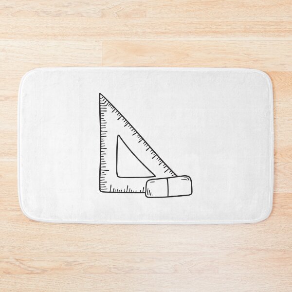 Item preview, Triangle Ruler and Used Eraser designed and sold by rasagamastore.