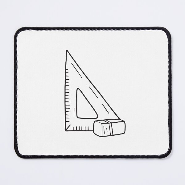 Item preview, Triangle Ruler and Used Eraser designed and sold by rasagamastore.