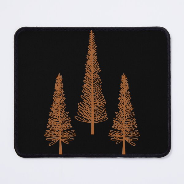 Item preview, Three Pine Trees Pumpkin Orange designed and sold by Pinkdeer Designs.