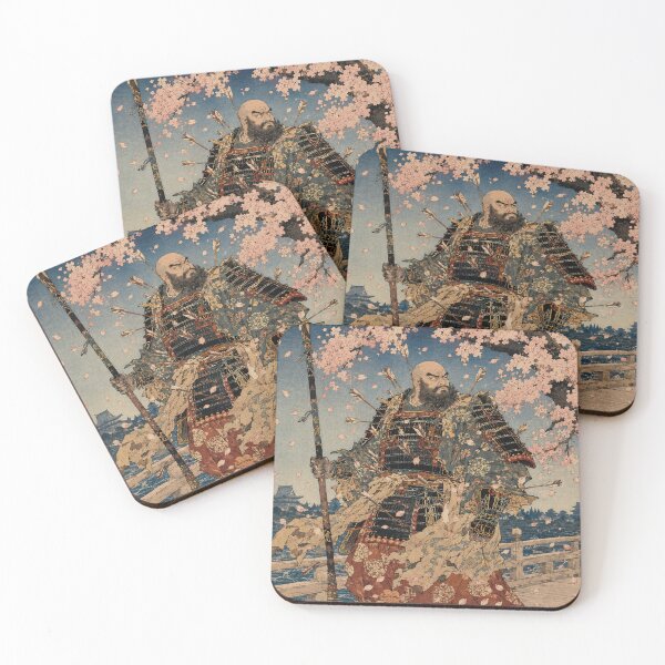 Item preview, Benkei’s Stand - Vintage Japanese Legends Ukiyo-e Woodblock  designed and sold by bapupa.