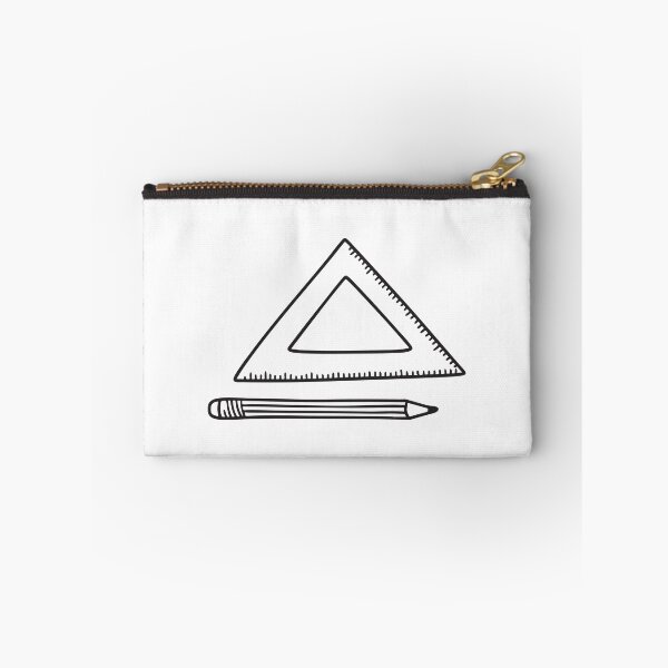 Item preview, Pencil and Triangle Ruler Arrangement designed and sold by rasagamastore.