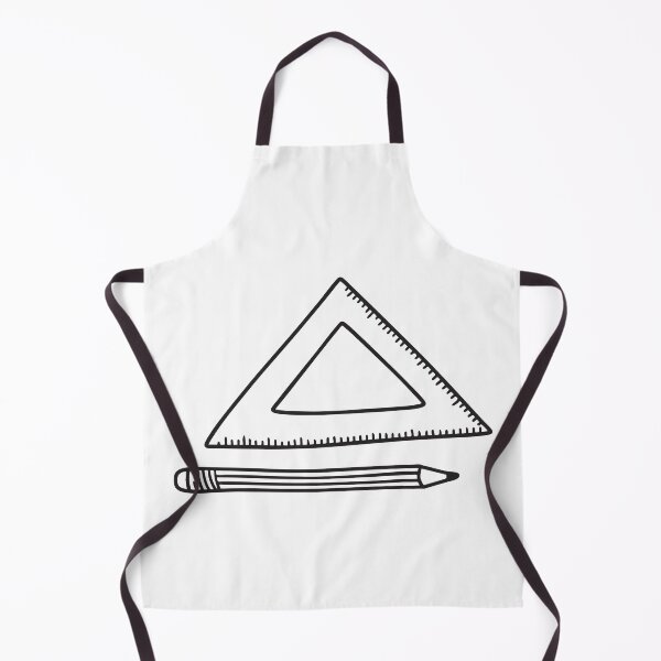 Item preview, Pencil and Triangle Ruler Arrangement designed and sold by rasagamastore.