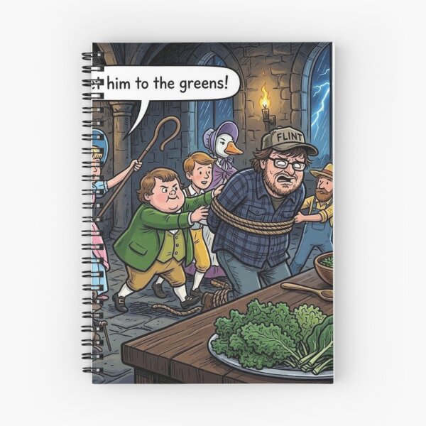 Item preview, Medieval Dark Castle Vegetable Buffet: Nursery Rhyme Michael Moore designed and sold by Uniqueartai.