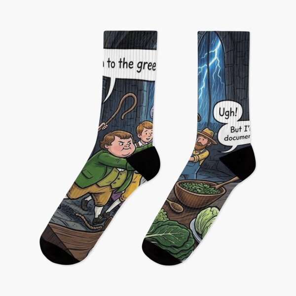 Item preview, Medieval Dark Castle Vegetable Buffet: Nursery Rhyme Michael Moore designed and sold by Uniqueartai.