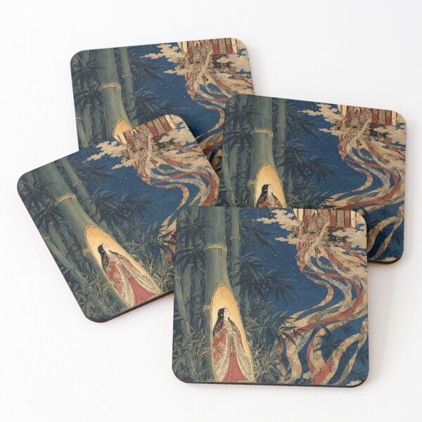 Item preview, Kaguya’s Moon Path - Vintage Japanese Legends Ukiyo-e Woodblock  designed and sold by bapupa.