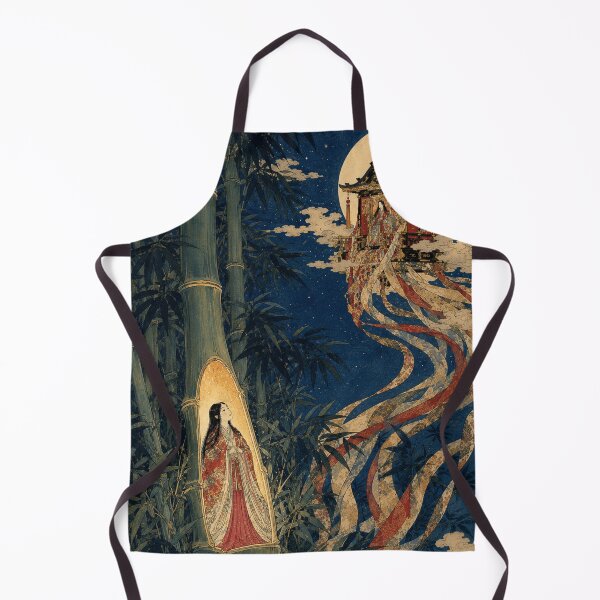 Item preview, Kaguya’s Moon Path - Vintage Japanese Legends Ukiyo-e Woodblock  designed and sold by bapupa.