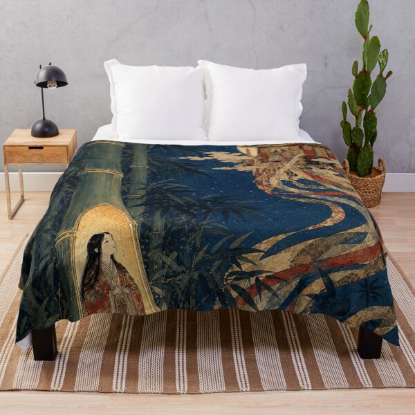 Item preview, Kaguya’s Moon Path - Vintage Japanese Legends Ukiyo-e Woodblock  designed and sold by bapupa.