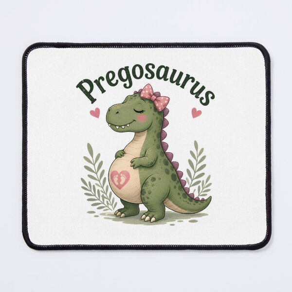 Item preview, Pregosaurus – Funny Pregnant Dinosaur Mom-to-Be Design designed and sold by Cutie Galore.