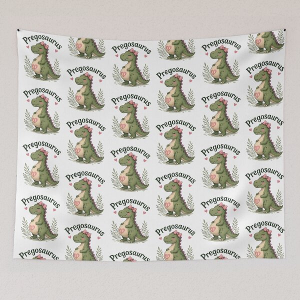 Item preview, Pregosaurus – Funny Pregnant Dinosaur Mom-to-Be Design designed and sold by Cutie Galore.